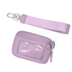 Portamonete 2025 nuova <span class=keywords><strong>tendenza</strong></span> in Nylon portamonete per cellulare portachiavi con carta <span class=keywords><strong>di</strong></span> credito RFID custodia piccola con braccialetto rimovibile - Product Image 6