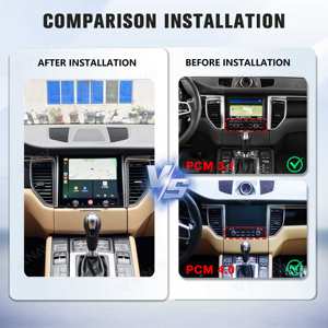 Autoradio Android avec écran tactile de 8,4 pouces, 4G WIFI, Carplay sans fil, lecteur multimédia, navigation GPS pour Porsche Macan 2014-2017 - Product Image 2