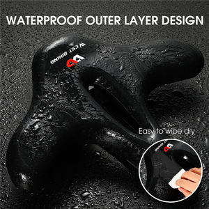 Asiento <span class=keywords><strong>de</strong></span> <span class=keywords><strong>Bicicleta</strong></span> WEST BIKING Extra Grande y Cómodo, Asiento <span class=keywords><strong>de</strong></span> Repuesto Ancho y Acolchado para Ciclismo y <span class=keywords><strong>Bicicleta</strong></span> <span class=keywords><strong>de</strong></span> Spinning - Product Image 3