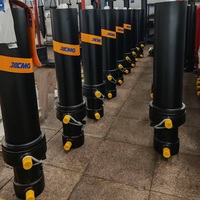 Cylindre de basculement hydraulique FC/FE télescopique à 5 étapes de longue longueur pour remorque de camion à benne basculante avec roulement à noyau