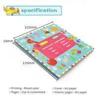 Libro Educativo de Cartón en Inglés para Niños, Aprendizaje de Colores y Números, Servicio de Impresión de Libros Infantiles