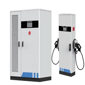 Zemin ayakta entegre yeni enerji elektrikli araç şarj kazık 480KW DC ticari hızlı şarj kazık altı silah ile