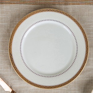 Service de table de luxe 58 pièces en <span class=keywords><strong>porcelaine</strong></span> royale, assiettes en céramique dorée en os de <span class=keywords><strong>porcelaine</strong></span> pour la maison, les mariages <span class=keywords><strong>ou</strong></span> les restaurants - Product Image 5