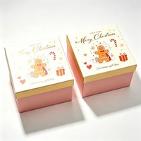 Boîte rectangulaire vide en carton rigide avec couvercle et base pour cadeaux, artisanat, cosmétiques, bijoux – Emballage personnalisé rose