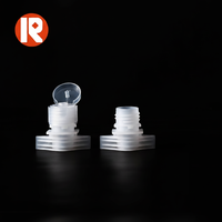 Bouchon de bec verseur en plastique écologique et durable de 16 mm avec bec verseur à clapet pour sachet souple de détergent liquide, anti-fuite et réutilisable