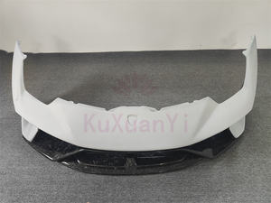 Ventes directes d'usine pare-chocs avant en fibre de carbone semi-forgé de style P pour <span class=keywords><strong>Lamborghini</strong></span> LP610 kit de carrosserie pare-chocs arrière aileron arrière - Product Image 4