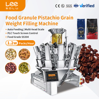 Machine de remplissage automatique de granulés alimentaires et de pistaches soufflées en acier inoxydable de haute précision 200 ml pour sacs
