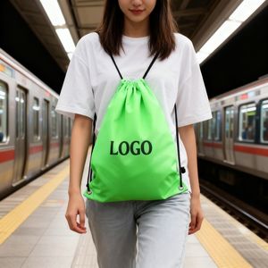 Sac à dos en polyester imperméable à cordon de serrage - Design pliable classique pour les voyages et les activités de plein air, capacité de 20 à 38 L, unisexe - Product Image 6