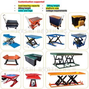 <span class=keywords><strong>Plataforma</strong></span> <span class=keywords><strong>Elevadora</strong></span> Hidráulica de 1000 kg a 4000 kg, Mesa <span class=keywords><strong>Elevadora</strong></span> de Tijera para Mercancías, Elevador de Carga para Almacén, Industria y Taller - Product Image 6