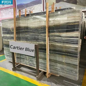 Luxury Top Quality Wall Panel Luxury Natural Blue Marble Slab