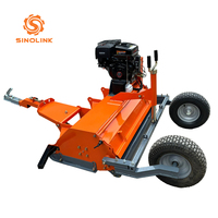 Tondeuse à gazon de qualité industrielle à essence à 2 roues, tracteur de jardin certifié CE avec machine à couper les lames