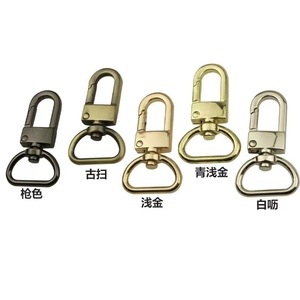 Handbag Hardware 12/16/19mm D Tail Alloy <strong>Swivel</strong> <strong>Clasp</strong> Bag Strap Spring <strong>Hook</strong> for Dog Collar - Product Image 2