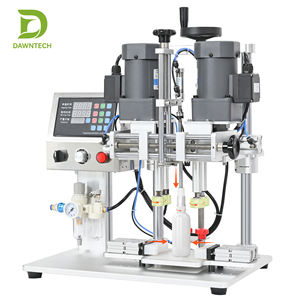 Machine de vissage et de capsulage semi-automatique électrique de bureau à 4 roues pour bouteilles en plastique, verre, canettes et bocaux, modèle 4 - Product Image 3