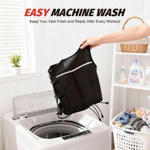 Chaleco con Peso Ajustable, Chaleco Clásico de Cuero, Diseño sin Mangas Atemporal, Hecho para Brindar Durabilidad, Comodidad y un Estilo Casual Diario - Product Image 5