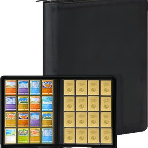 Pochette de rangement haut de gamme pour cartes, grande capacité (9, 12, 16 compartiments), album de collection pour cartes d'anime et de jeux, album pour cartes Star, en stock - Product Image 4