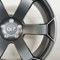 عجلات كروم مخصصة QLT 57DR مصنوعة بالحدادة مقاس 15 و18 بوصة بـ6 أذرع 4×100 5×114.3 لسيارات سوبارو BRZ ونيسان 350Z و370Z وMX-5