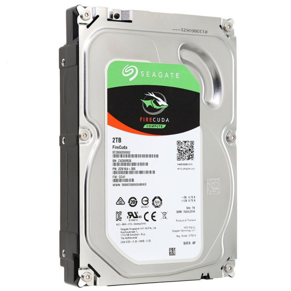 1 Brand New Original Item Sshd 2tb Hybrid Hard Drive 8gb Ssd Flash 3.5" St2000dx002 Sata-600 64mb Plc