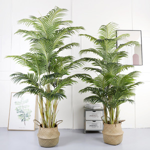 Plantes artificielles arbre de décoration bonsaï arbre <span class=keywords><strong>en</strong></span> plastique plantes pots de jardin aménagement paysager moderne fausses plantes d'intérieur <span class=keywords><strong>palmier</strong></span> - Product Image 3