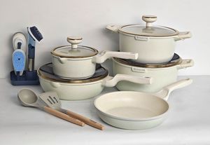 Magnifique ensemble <span class=keywords><strong>de</strong></span> 20 ustensiles <span class=keywords><strong>de</strong></span> cuisson 18-28CM, comprenant une casserole 28CM, un wok et un kit <span class=keywords><strong>de</strong></span> brosses, au design esthétique, pour la <span class=keywords><strong>distribution</strong></span> en gros B2B - Product Image 6