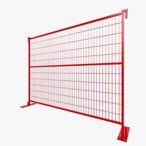 6 Feet X10 Feet Used Construction Outdoor Movable Free Standing Canada Temporary Fence Panel For Sale