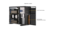 SYS-741GE-TNRT 4U GPU Tower Server Dual Intel Xeon 6 DDR5 PCIe 5.0 Multi GPU AI Computing Deep Learning Workstation.