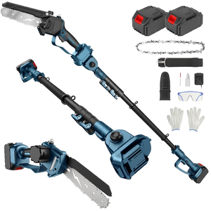 Tijeras de Podar de Ramas con Alcance Extendido SENCOE, Inalámbricas, Plegables, Recubiertas de Plástico, con Batería de Litio, Varilla Telescópica Eléctrica - Product Image 1