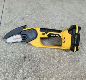 Mini Motosierra de 21 V, Motosierra Inalámbrica de 6 Pulgadas, Motosierra Pequeña Portátil para Cortar Madera y Árboles - Product Image 2