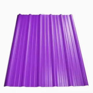 Tôles de Toiture Ondulées en Acier Galvanisé Prélaqué (PPGI/PPGL) Calibre 18, 22, 32, Revêtement Zinc, Couleurs RAL, Tuiles de Toiture Ondulées - Product Image 4