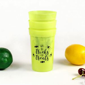 Bouteille d'eau réutilisable en plastique PP écologique de 16 oz, personnalisable, pour boire directement, idéale pour les stades, les fêtes et les promotions - Product Image 2