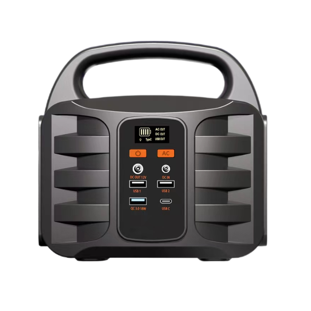 200W Lithium Ion MPPT Solar Portable Power Station with Pure Sine Wave Inverter Car Charging External Battery for Home & Camping