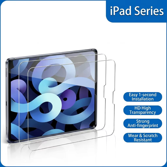 Hot Selling Crystal Clear 9H Tempered Glass 2.5D Screen Protector for for iPad Pro 11 12.9 Air Mini Tablet Protection Film