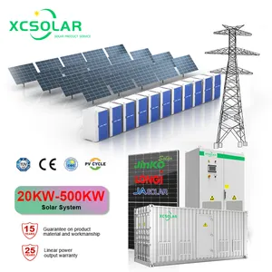 个性化黄金供应商20 Kw-500Kw太阳能混合逆变器太阳能电池组太阳能电池板太阳能系统商用