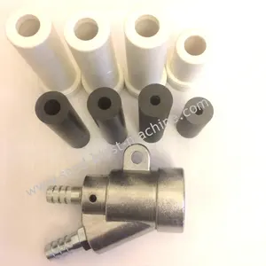 JL C type Sandblasting Gun with various boron carbide blasting nozzles