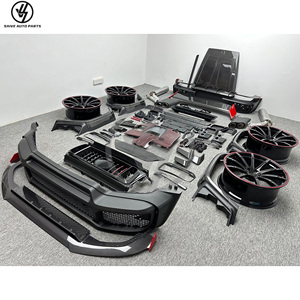 Nouveau kit carrosserie en carbone sec brillant style R pour Mercedes Classe G W463A W464 G63 2019-2023, pare-chocs et pièces de carrosserie auto - Product Image 2