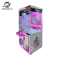 MAKER Grab peluche poupée/jouet poupée Machine métal jeux à pièces jeu d'arcade Happy Moment griffe Machine