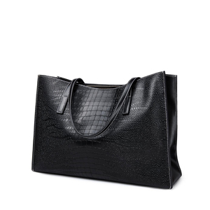 Youth Women <strong>Navy</strong> Blue Genuine <strong>Leather</strong> Tote Bag Wholesale <strong>Handbags</strong> Canada - Product Image 3