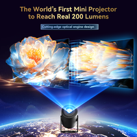 Proyector TURN1 4k, Proyección de Corta Distancia, WiFi, Pantalla Inalámbrica, Espejo, Cine en Casa, Proyector OEM Personalizado