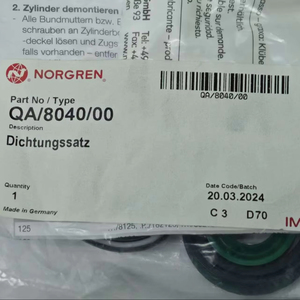 Kit de reparación para cilindros de la serie RA/802040/M PRA/802040/M PSA/802040/M SA/802040/M con diámetro de orificio de 40 mm, ISO 15552 - Product Image 1