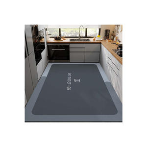 แผ่นรองพื้นครัวดินไดอะตอมเมียร์ รูปทรงสี่เหลี่ยมผืนผ้า กันลื่น ทำความสะอาดง่าย ดูดซับน้ำมัน พื้นที่ขนาดใหญ่ ทนทานต่อการสึกหรอ สีพื้น - Product Image 1