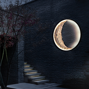 Starry Sky <strong>Room</strong> Decorative <strong>Lights</strong> Indoor <strong>Light</strong> <strong>LED</strong> Modern Art Wall Lamp Moon Modeling Star Decorative Moon Lamp - Product Image 1