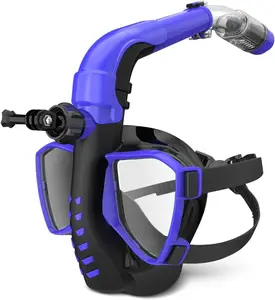 New Design Latest Model Diving Equipment Big Frame Diving Mask Scuba Dive Snorkel Goggles Full Face Snorkel Mask