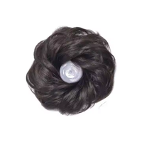 Moño de Pelo Sintético Rizado y Ondulado con Banda Elástica, Peinado Instantáneo, Cola de Caballo Corta, Moños Despeinados para Mujer, Venta al Por Mayor