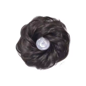 <span class=keywords><strong>Chignon</strong></span> synthétique bouclé et ondulé avec élastique, postiche instantané <span class=keywords><strong>pour</strong></span> <span class=keywords><strong>chignon</strong></span>, queue de cheval courte, <span class=keywords><strong>chignon</strong></span> désordonné <span class=keywords><strong>pour</strong></span> femmes - Product Image 2