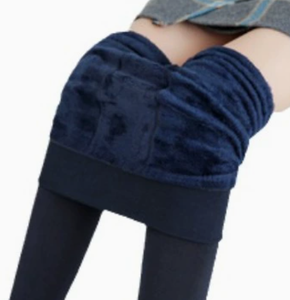 Leggings invernali caldi da donna <span class=keywords><strong>Leggins</strong></span> elasticizzati in pile solido a vita alta pantaloni <span class=keywords><strong>termici</strong></span> Skinny Legging sottile in velluto elastico alto - Product Image 2
