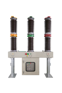 Disjoncteur à vide triphasé extérieur ZW7-40.5 à 3 pôles, contact argenté 40,5 kV, courant de coupure 50 kA, 95 kV/185 kV - Product Image 4