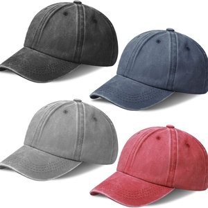 Washed Cotton <b>Plain</b> <b>Baseball</b> <b>Caps</b> Adjustable Unstructured Soft Blank Casual Dad Ball Hats for Men Women - Product Image 3