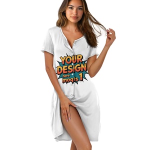 <span class=keywords><strong>Camicia</strong></span> <span class=keywords><strong>da</strong></span> <span class=keywords><strong>Notte</strong></span> Personalizzata <span class=keywords><strong>con</strong></span> Motivo Floreale Hawaiano, Super Morbida e alla Moda, <span class=keywords><strong>Manica</strong></span> <span class=keywords><strong>Corta</strong></span>, Collo Tondo, <span class=keywords><strong>Bottoni</strong></span>, Stampa su Richiesta - Product Image 5