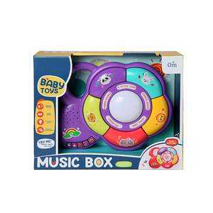 Boîte à musique électrique éducative précoce, tambour à applaudissements manuel, clavier <span class=keywords><strong>musical</strong></span> portable, jouet <span class=keywords><strong>musical</strong></span> pour enfants, instruments en plastique pour enfants - Product Image 5