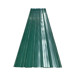 Hoja de teja de techo de metal rojo ladrillo Hoja de techo recubierta de color Acero galvanizado PPGI PPGL Hoja de techo de metal de color corrugado - Product Image 3