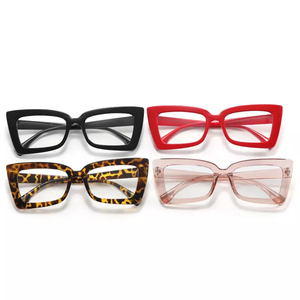 Lunettes de vue rectangulaires pour femmes, anti-lumière bleue, montures optiques rétro, lunettes de vue pour le bureau - Product Image 3